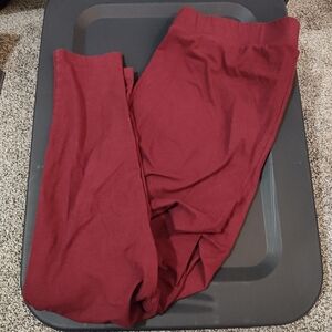 Reddish pink Torrid leggings